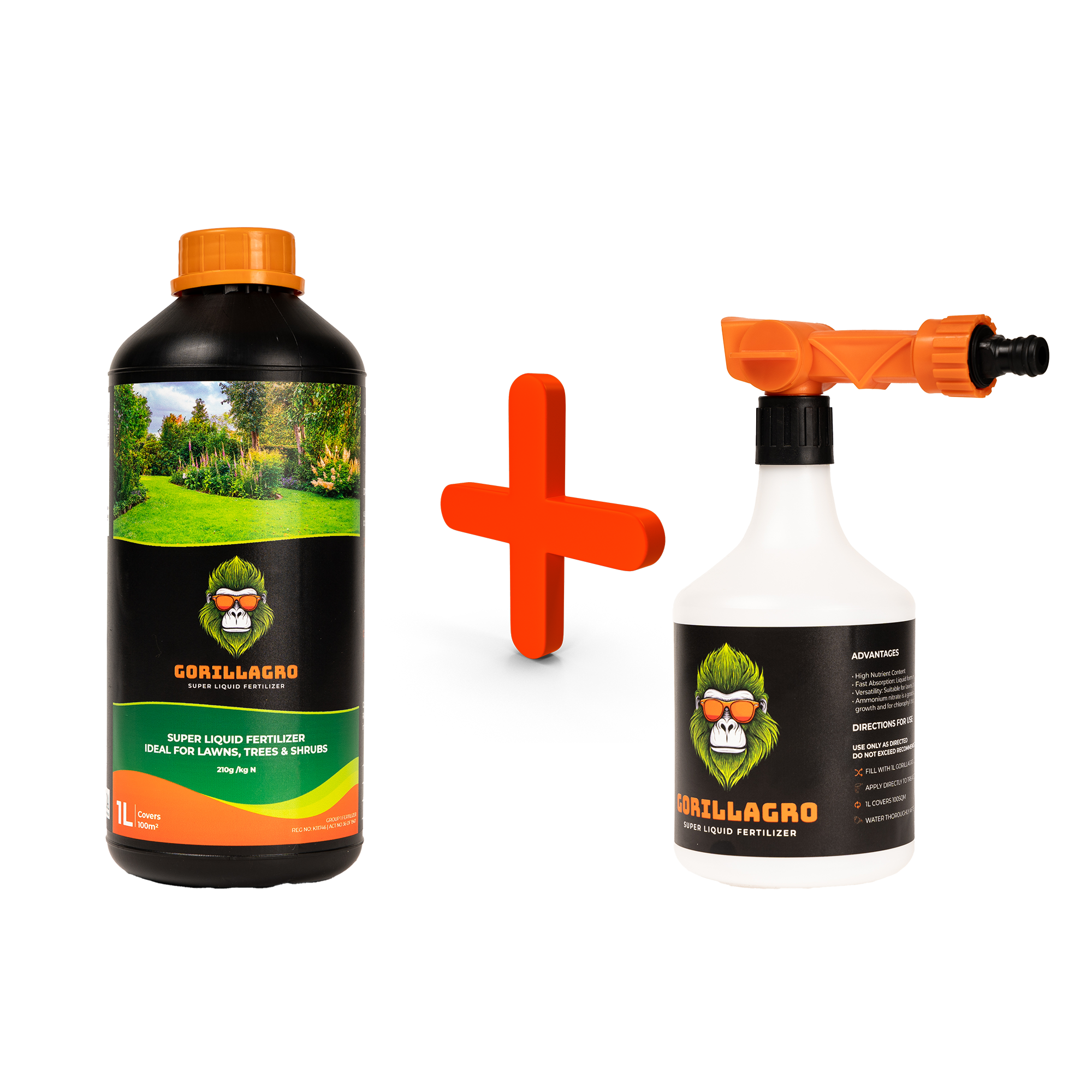 Free 1L Spray Applicator + 1L GorillaGro