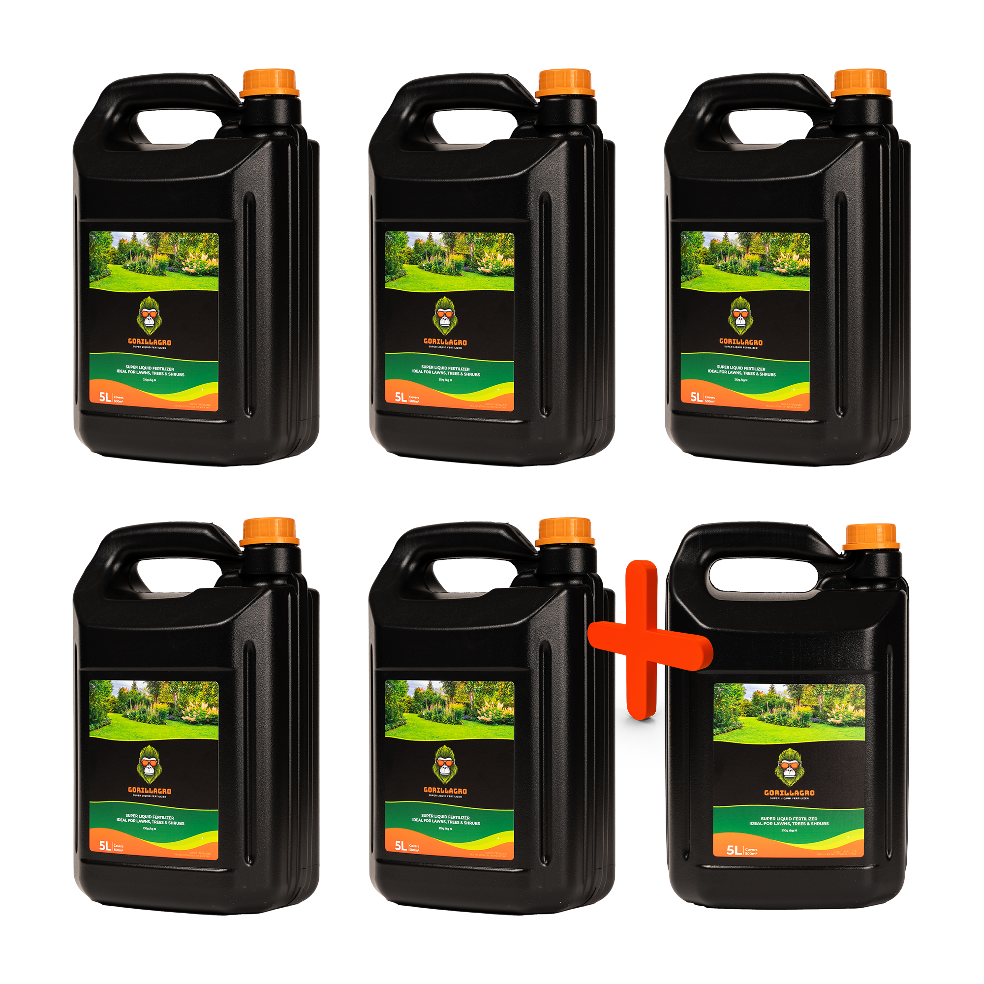 6-Pack 5L GorillaGro - Get 1 Free